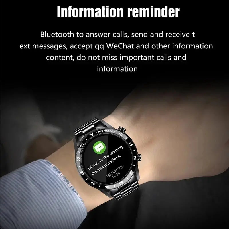 Smart Watch Men Full Circle Touch